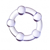 Фиолетовое эрекционное кольцо A-Toys - A-toys - в Ессентуках купить с доставкой