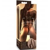 Коричневый мастубратор-вагина Nicole s Kitty - Blush Novelties - в Ессентуках купить с доставкой