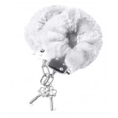 Наручники с белой меховой опушкой - ToyFa - купить с доставкой в Ессентуках
