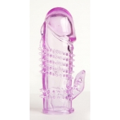 Фиолетовая насадка с коготком и шипами - 13 см. - Toyfa Basic - в Ессентуках купить с доставкой