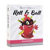 Стимулирующий презерватив-насадка Roll   Ball Raspberry - Sitabella - купить с доставкой в Ессентуках