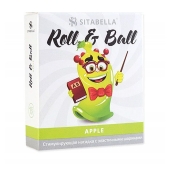 Стимулирующий презерватив-насадка Roll   Ball Apple - Sitabella - купить с доставкой в Ессентуках