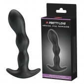 Черный анальный стимулятор простаты с вибрацией Special Anal Massager - 14,5 см. - Baile - в Ессентуках купить с доставкой