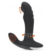 Черный вибромассажер простаты с функцией римминга Plug with Perineum Stimulator - 16,6 см. - Orion - в Ессентуках купить с доставкой