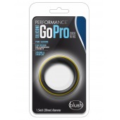 Черно-желтое силиконовое эрекционное кольцо Silicone Go Pro Cock Ring - Blush Novelties - в Ессентуках купить с доставкой