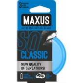 Классические презервативы в железном кейсе MAXUS Classic - 3 шт. - Maxus - купить с доставкой в Ессентуках