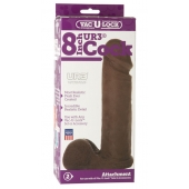 Насадка-реалистик Vac-U-Lock 8  ULTRASKYN Cock - 20,6 см. - Doc Johnson - купить с доставкой в Ессентуках
