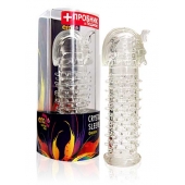 Закрытая прозрачная насадка на пенис Crystal Sleeve Faraon - 13,5 см. - Erowoman-Eroman - в Ессентуках купить с доставкой