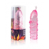 Закрытая рельефная насадка Crystal sleeve snakes в виде змеи с усиками - 14 см. - Erowoman-Eroman - в Ессентуках купить с доставкой
