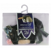 Черный пояс-трусики с двумя насадками Soft-Dolli - 16,5 и 10,5 см. - LOVETOY (А-Полимер) - купить с доставкой в Ессентуках