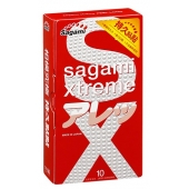 Утолщенные презервативы Sagami Xtreme Feel Long с точками - 10 шт. - Sagami - купить с доставкой в Ессентуках
