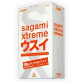 Ультратонкие презервативы Sagami Xtreme SUPERTHIN - 15 шт. - Sagami - купить с доставкой в Ессентуках