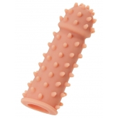 Телесная реалистичная насадка KOKOS Extreme Sleeve 03 с дополнительной стимуляцией - 12,7 см. - KOKOS - в Ессентуках купить с доставкой