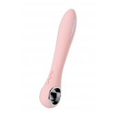 Розовый силиконовый вибратор с электростимуляцией GALVANI VIBE - 21 см. - ToyFa - купить с доставкой в Ессентуках