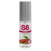 Смазка на водной основе S8 Flavored Lube со вкусом вишни - 50 мл. - Stimul8 - купить с доставкой в Ессентуках