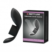 Черное кольцо на пенис с вибрацией Vibration Penis Sleeve - Baile - в Ессентуках купить с доставкой