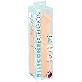 Телесная насадка-удлинитель Silicone Extension - 19 см. - Orion - в Ессентуках купить с доставкой