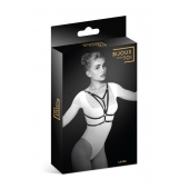Черная упряжь на грудь Laura - Bijoux Pour Toi - купить с доставкой в Ессентуках