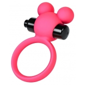 Розовое виброкольцо на пенис A-Toys - A-toys - в Ессентуках купить с доставкой