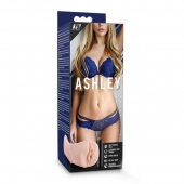 Телесный мастурбатор-вагина с вибропулей Ashley - Blush Novelties - в Ессентуках купить с доставкой