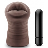 Коричневый мастурбатор-ротик Renee - Blush Novelties - в Ессентуках купить с доставкой