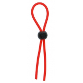 Красное эрекционное лассо с одной бусиной-утяжкой STRETCHY THIN LASSO - Dream Toys - в Ессентуках купить с доставкой
