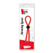 Красное эрекционное лассо с одной бусинкой-утяжкой STRETCHY THICK LASSO - Dream Toys - в Ессентуках купить с доставкой