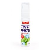 Гель-смазка Tutti-frutti со вкусом сладкой мяты - 30 гр. - Биоритм - купить с доставкой в Ессентуках