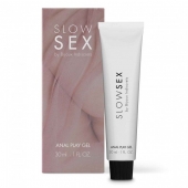 Лубрикант на водной основе Slow Sex Anal Play Gel - 30 мл. - Bijoux Indiscrets - купить с доставкой в Ессентуках