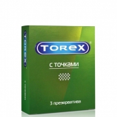 Текстурированные презервативы Torex  С точками  - 3 шт. - Torex - купить с доставкой в Ессентуках