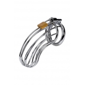 Серебристый пояс верности TOYFA на замочке - ToyFa - купить с доставкой в Ессентуках