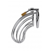 Серебристый пояс верности TOYFA на замочке - ToyFa - купить с доставкой в Ессентуках