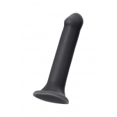 Черный фаллос на присоске Silicone Bendable Dildo XL - 20 см. - Strap-on-me - купить с доставкой в Ессентуках
