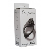Черное эрекционное виброкольцо Pure Passion Midnight - Lola Games - в Ессентуках купить с доставкой