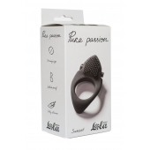 Черное эрекционное виброкольцо Pure Passion Sunset - Lola Games - в Ессентуках купить с доставкой