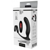 Черный массажер простаты REMOTE P-PLEASER - Dream Toys - в Ессентуках купить с доставкой