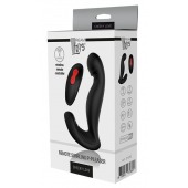 Черный вибромассажер простаты SWIRLING P-PLEASER - Dream Toys - в Ессентуках купить с доставкой