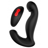 Черный вибромассажер простаты SWIRLING P-PLEASER - Dream Toys - в Ессентуках купить с доставкой