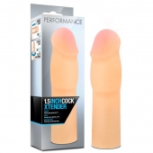 Телесная насадка-удлинитель на пенис PERFORMANCE 1.5INCH COCK XTENDER - 16 см. - Blush Novelties - в Ессентуках купить с доставкой
