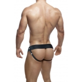 Черный мужской страпон DR. SKIN 6INCH HOLLOW STRAP ON - 16 см. - Blush Novelties - купить с доставкой в Ессентуках