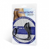 Стимулятор простаты с фиксацией эрекционным кольцом Prostate Gear - BlueLine - в Ессентуках купить с доставкой