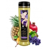 Массажное масло Libido Exotic Fruits с ароматом экзотических фруктов - 240 мл. - Shunga - купить с доставкой в Ессентуках