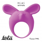 Фиолетовое эрекционное кольцо Fennec Phil - Lola Games - в Ессентуках купить с доставкой