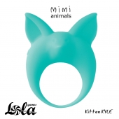 Зеленое эрекционное кольцо Kitten Kyle - Lola Games - в Ессентуках купить с доставкой
