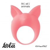Оранжевое эрекционное кольцо Kitten Kyle - Lola Games - в Ессентуках купить с доставкой