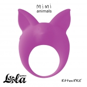 Фиолетовое эрекционное кольцо Kitten Kyle - Lola Games - в Ессентуках купить с доставкой