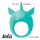 Зеленое эрекционное кольцо Unicorn Alfie - Lola Games - в Ессентуках купить с доставкой