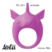 Фиолетовое эрекционное кольцо Unicorn Alfie - Lola Games - в Ессентуках купить с доставкой