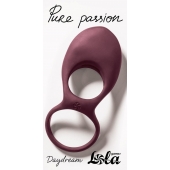 Бордовое эрекционное виброкольцо Daydream - Lola Games - в Ессентуках купить с доставкой