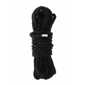 Черная веревка для шибари DELUXE BONDAGE ROPE - 5 м. - Dream Toys - купить с доставкой в Ессентуках